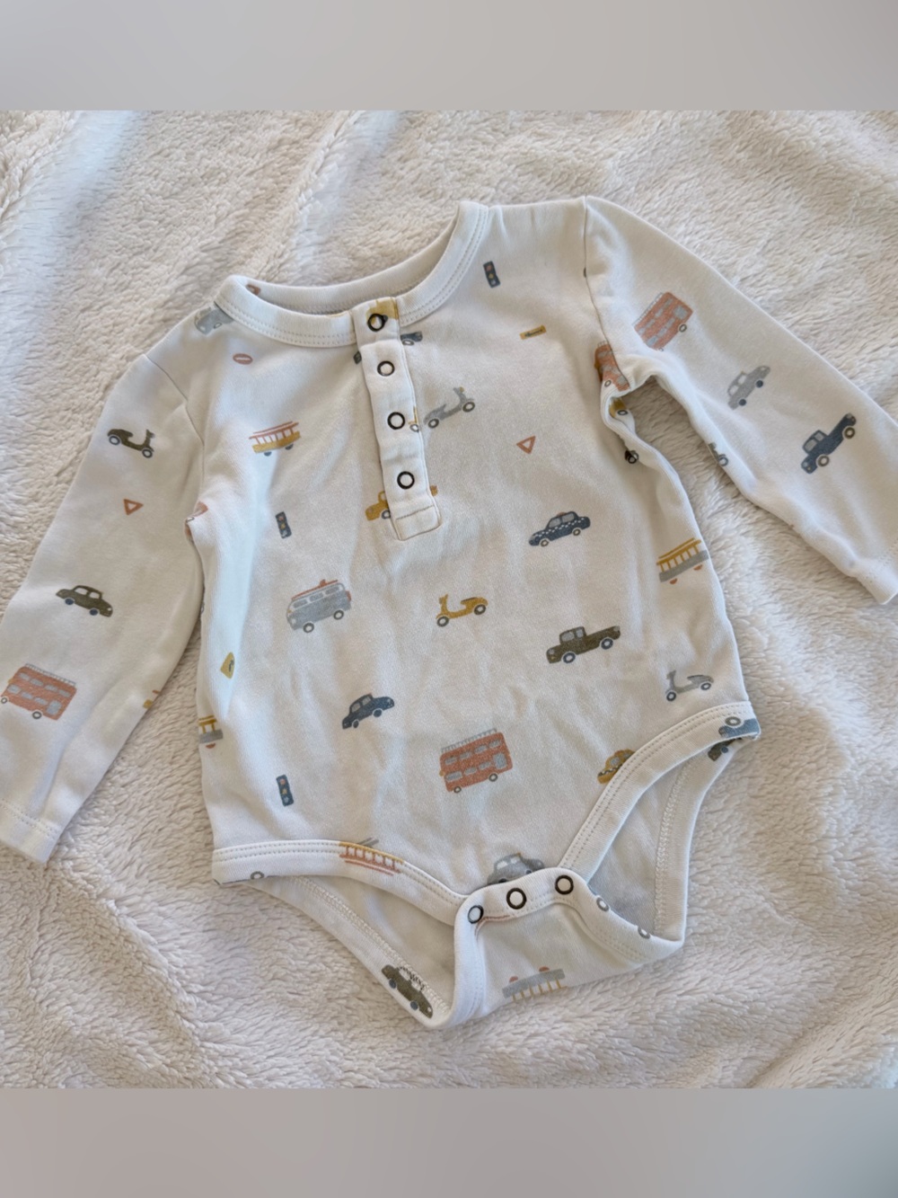 Pehr RushHour long sleeve onesie 6-12m